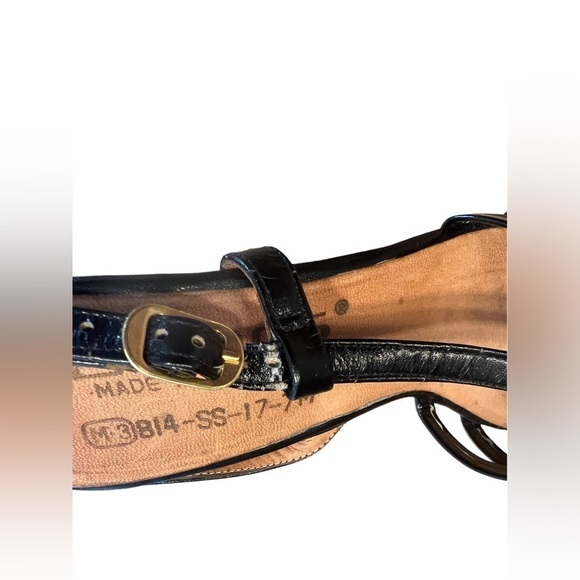 TEMPOS Vintage 1970s Strappy Heels Size 7​​​​​​ - Picture 7 of 9